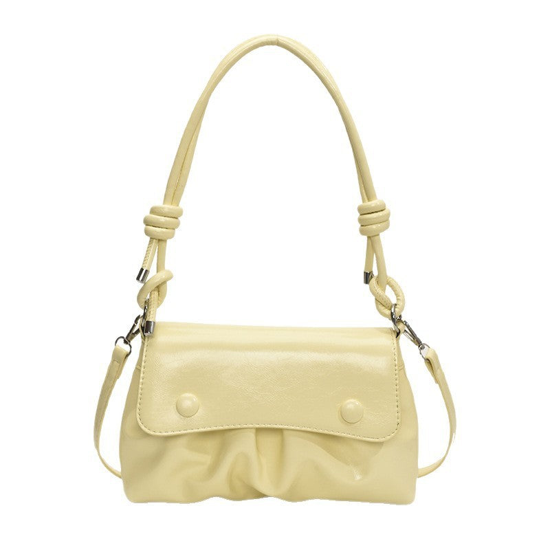 Underarm Small Bag Women's Fashion Pleated Shoulder Messenger Bag