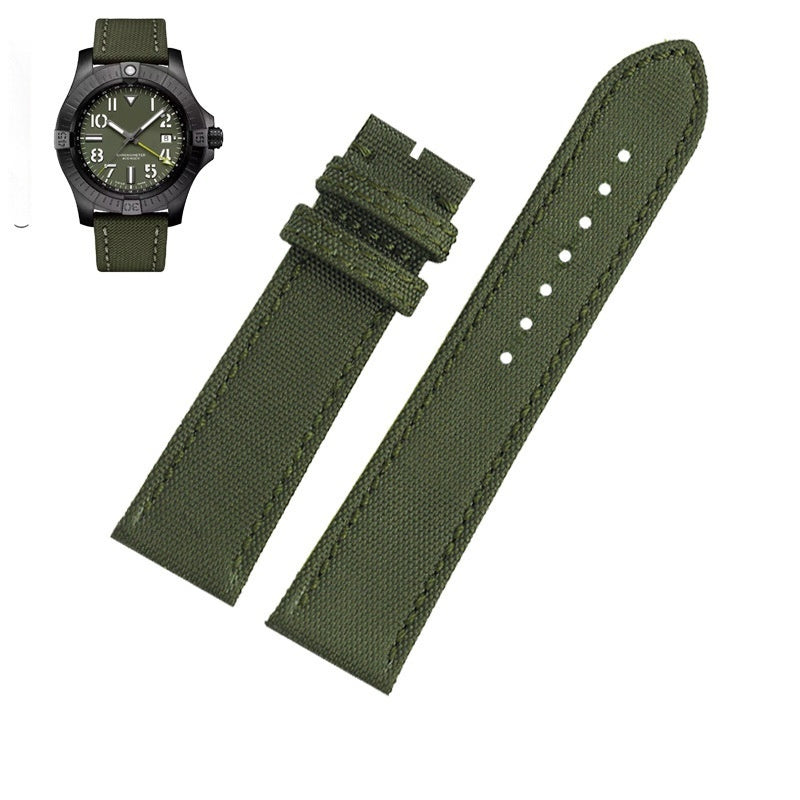 Creative All-match Nylon Canvas Watch Strap