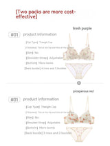 Ladies' Thin Push-up Underwear For Small Breasts