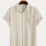 Fashion Personality Men's Corduroy Shirt
