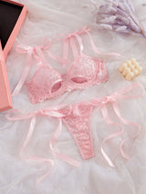 Pure Desire Three-point Bra Panties Two-piece Set