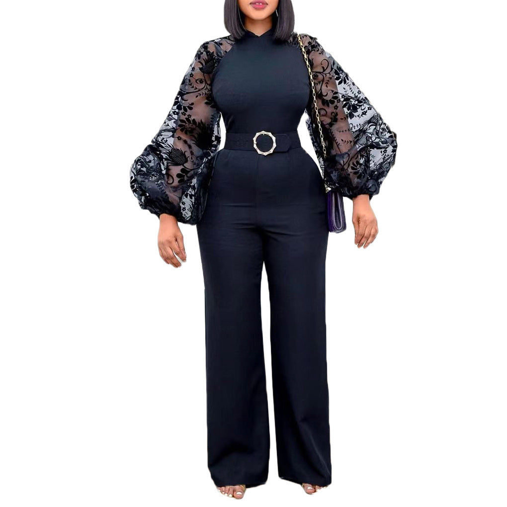 African Wide Leg European And American Jumpsuit
