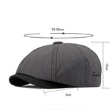Spring And Summer Thin Breathable Octagonal Cap Male
