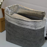 Creative Folding Thick Aluminum Foil Insulated Bento Bag