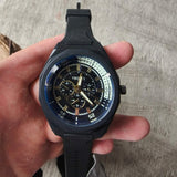 Men's Rubber Watch Strap Sports Pointer Quartz Watch