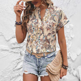Casual Loose Printed Ladies' Boob Tube Top