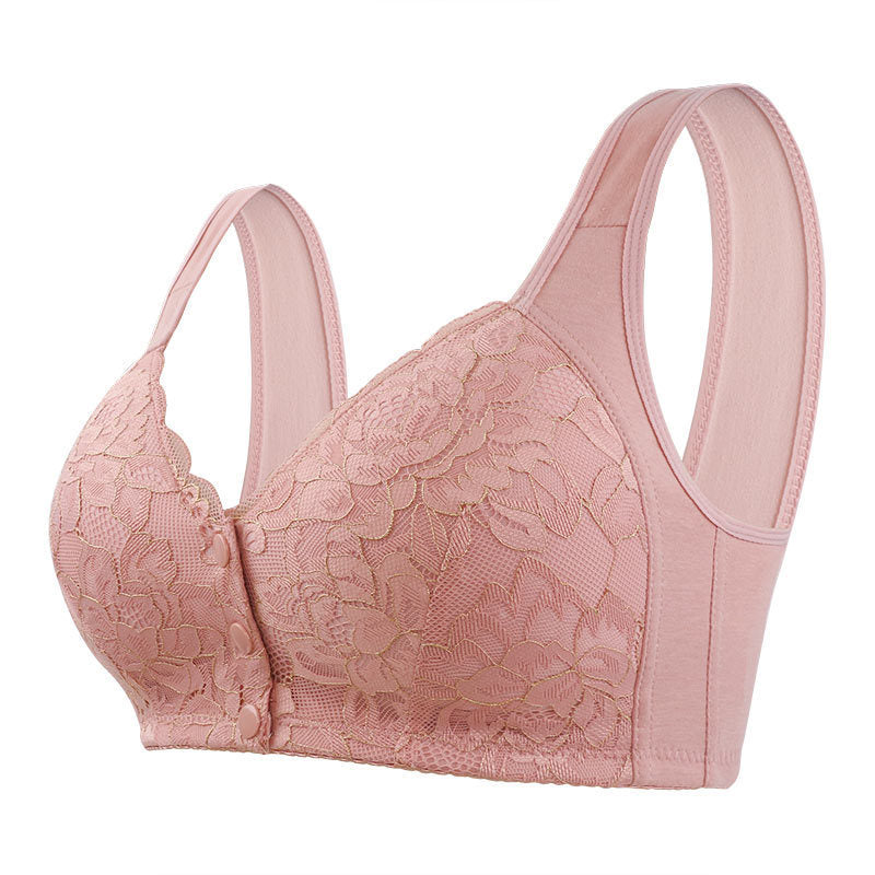 Middle-aged And Elderly Underwear Ladies Underwired Vest-style Plus Size Bra