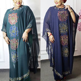 African Women's Loose Robe Heavy Industry Hot Drill Skirt