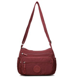 Trendy Water-repellent Nylon Crossbody Cloth Bag