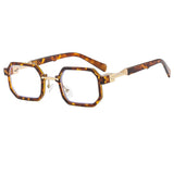 New Retro Hip Hop Small Square Box Exquisite Sun Glasses