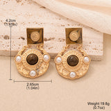 French Simplicity Style Design Tassel Earrings