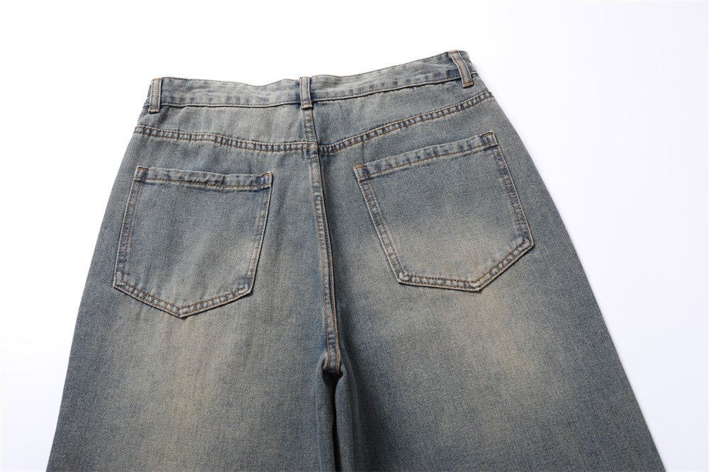 Fashion Holes Patch Jeans For Men