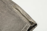 Three-dimensional Cut Washed Dirty Mud Baggy Wide-leg Jeans