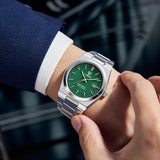 Men's Watch Quartz Simple Fashion Wrist Watch Steel Belt Waterproof Calendar Genuine Goods