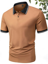 Polo Shirt Lapel Short Sleeve Golf Casual Sports Top