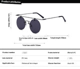 Women's Sun Round Fashion Trend Leisure Travel Punk Sun Glasses