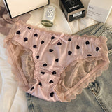 Fashion Heart-shaped Lace Underwear For Women