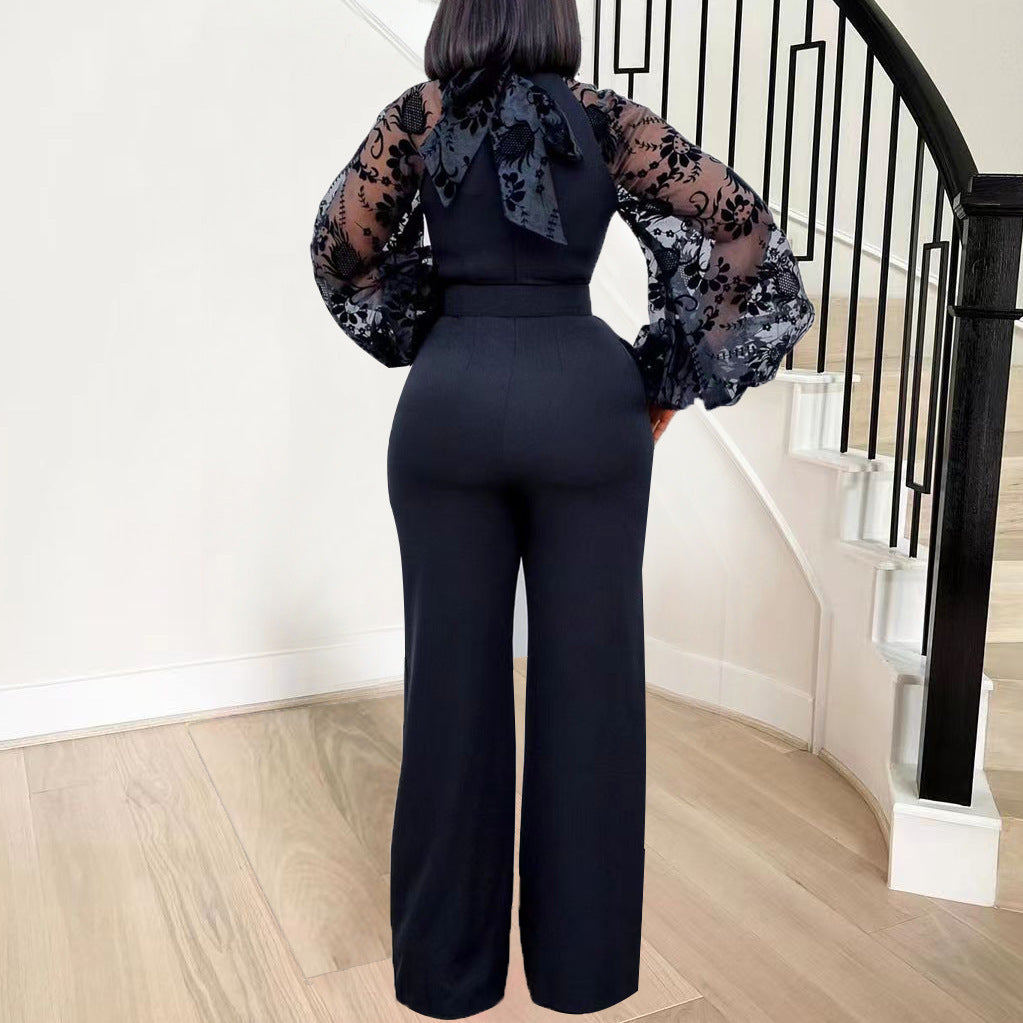 African Wide Leg European And American Jumpsuit