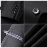 Youth Slim Fit Chinese Stand Collar Suit