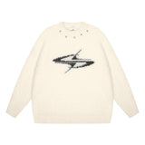 Creative Letters Loose Sweater Men