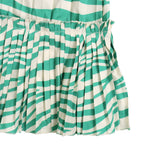 Fashion Print Loose Casual Pleated Tie Up African Large Dress