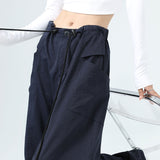 High Waist Women's Workwear Wide Leg Pants
