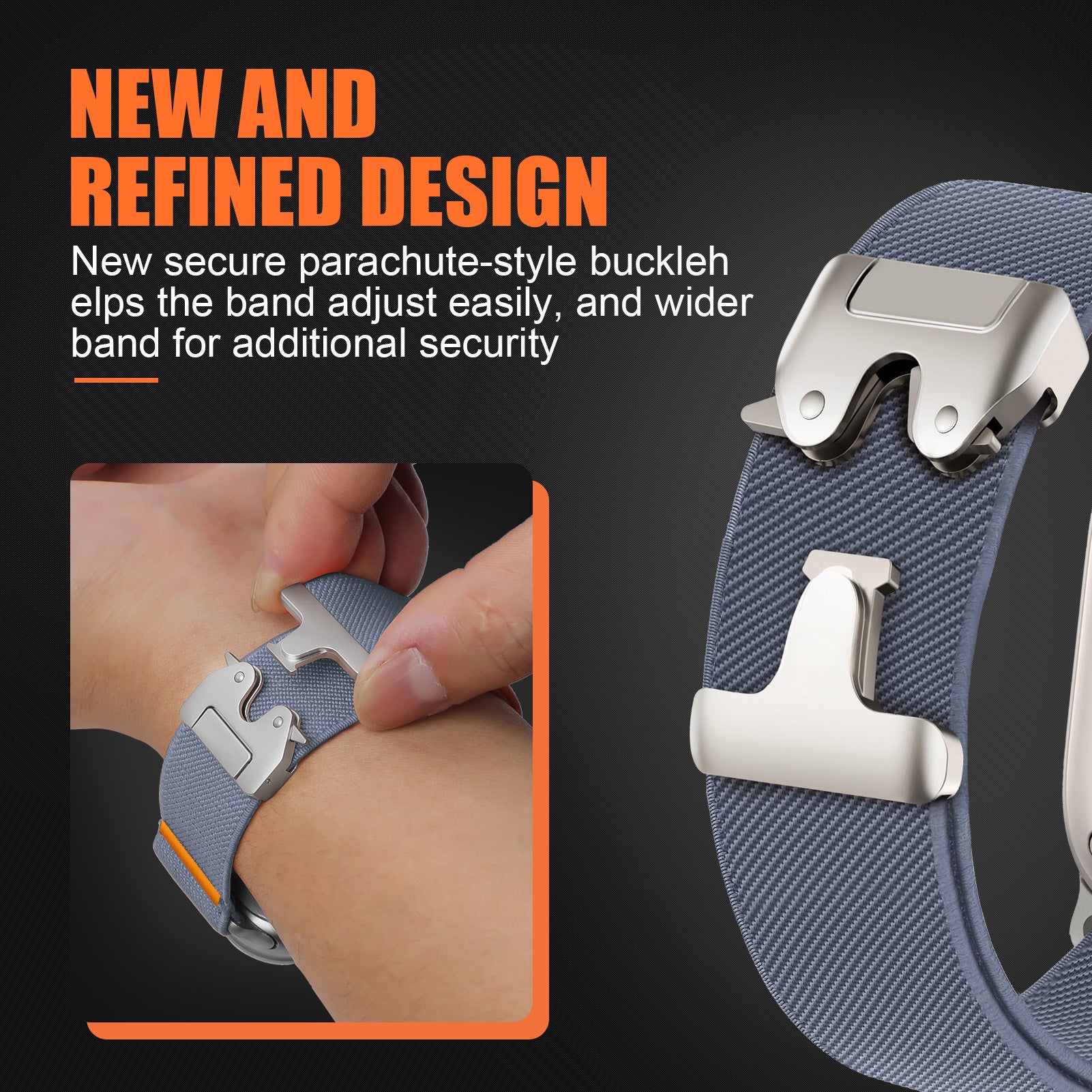 Creative Color Matching Stretch Nylon Watchband