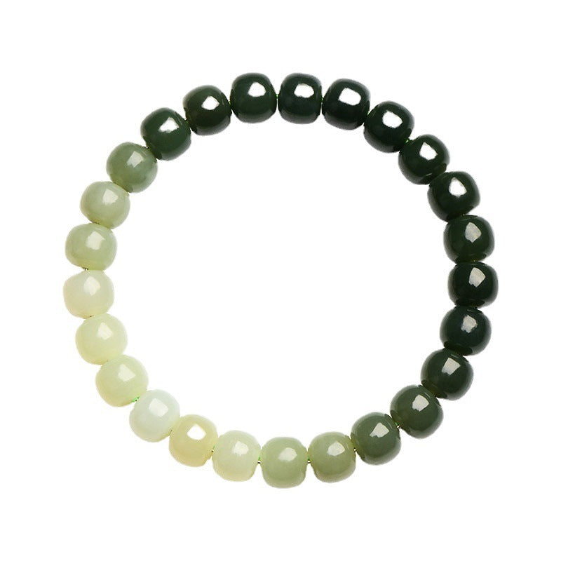 Natural Hetian Sunny Water Gradient Bracelet