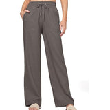 Women's Linen Wide-leg Cotton And Linen Casual Beach Summer Pants