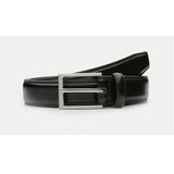 Black 100cm Womens Genuine Leather Dress Belt Classic Casual Belt With Single Prong Buckle For Jeans Pants Work And Business