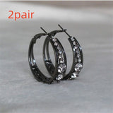 European And American Air Drill Mosaic Women's Earrings