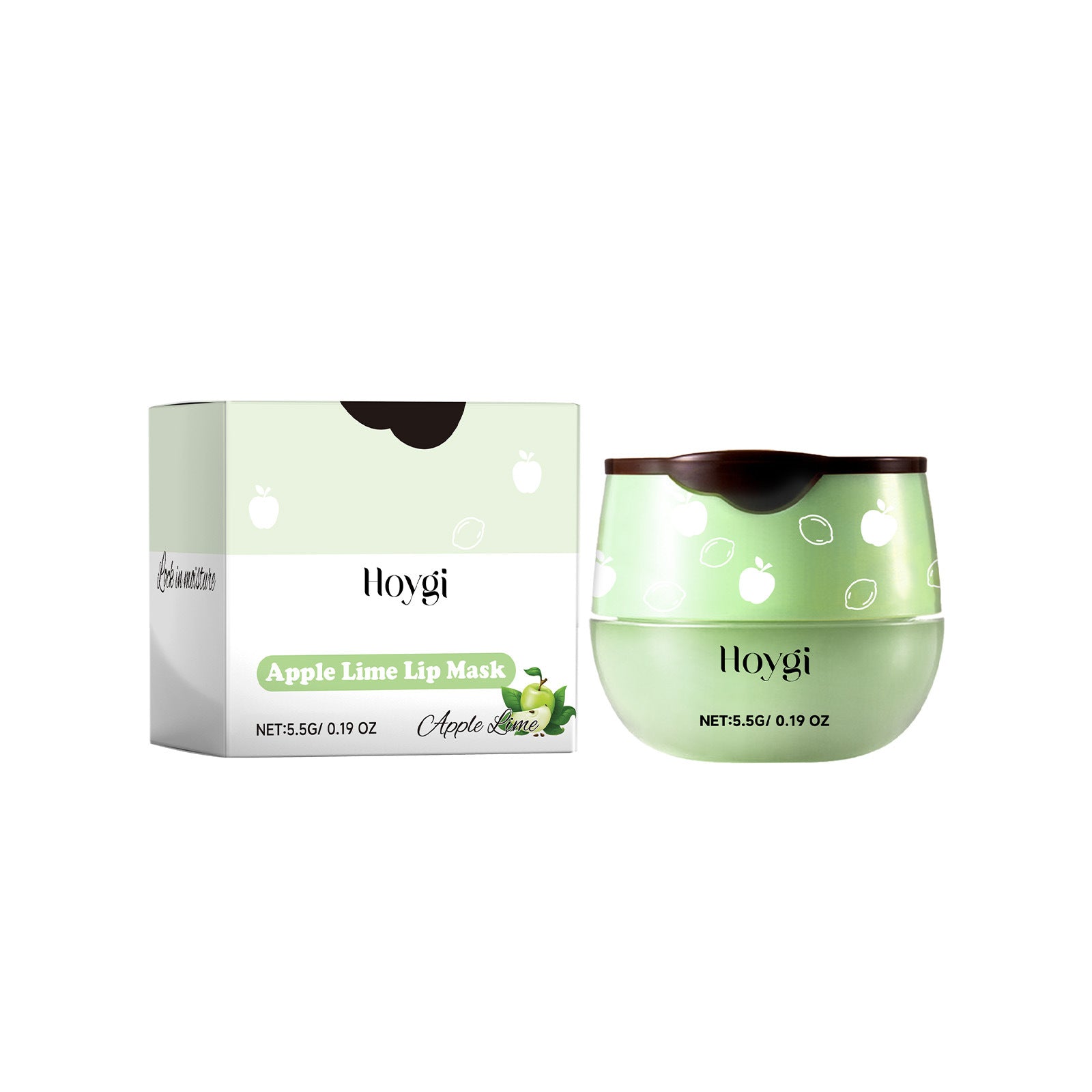 Hoygi Green Apple Lip Mask, Moisturizing And Moisturizing Lips, Reducing Lip Lines, Preventing Dry Cracks, Removing Dead Skin And Moisturizing Care Lip Mask