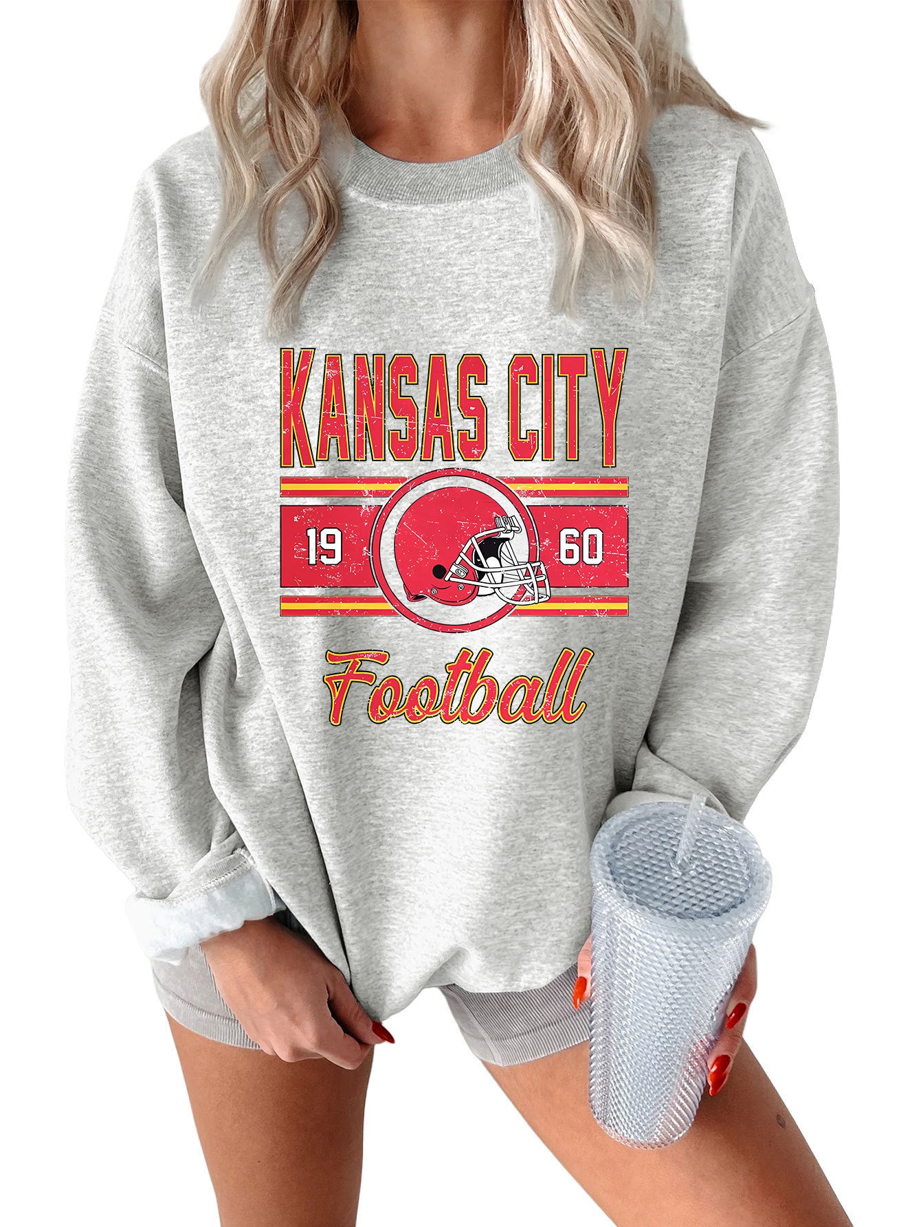 Autumn And Winter Women's Sweater Fashion Round Neck Long Sleeve Top