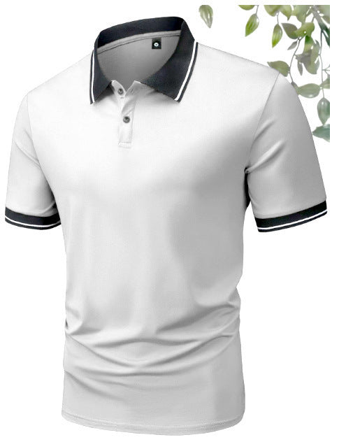 Polo Shirt Lapel Short Sleeve Golf Casual Sports Top