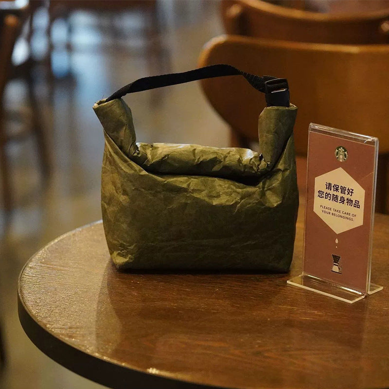 Creative Folding Thick Aluminum Foil Insulated Bento Bag