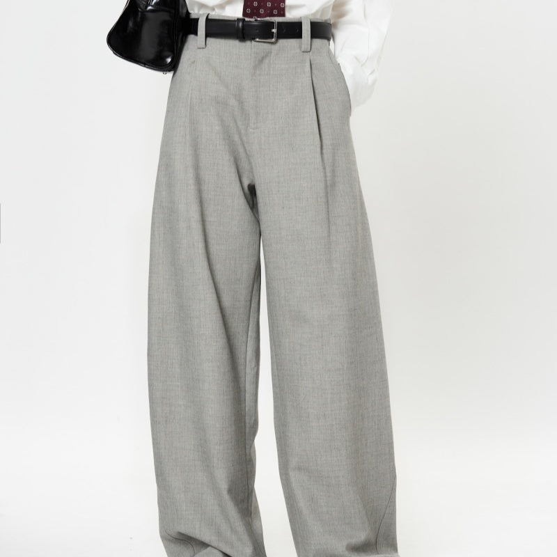 Profile Suit Pants Vertical And Smooth Casual Straight Trousers