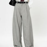 Profile Suit Pants Vertical And Smooth Casual Straight Trousers