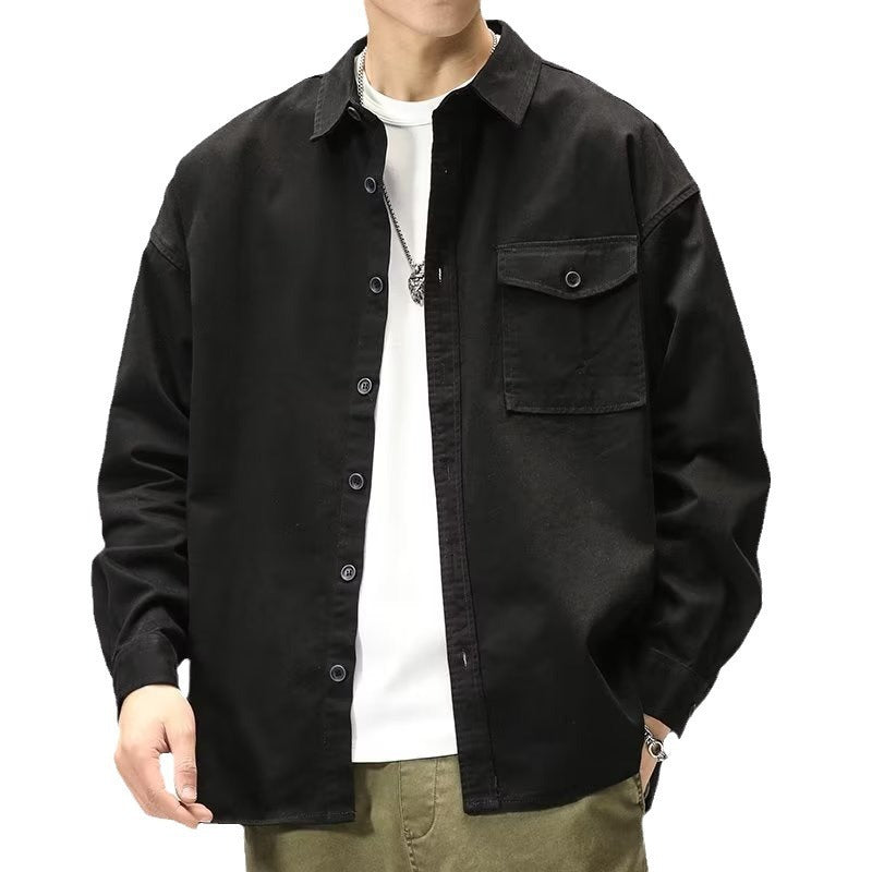 Casual Long Sleeve Shirt Cardigan Jacket