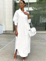 Long-sleeved Casual Shirts And Dresses With Multiple Wear Methods.