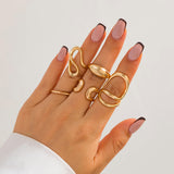 Retro Baroque Style Women's Ring Set