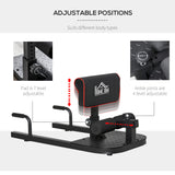 3 in 1 Padded Push Up Sit Up Squat Machine Home Gym Fitness Equipment, Black