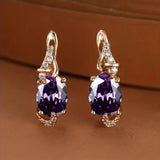 Hot Sale Eardrops Finely Inlaid Stud Earrings
