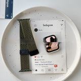 Upgraded Double Loop Knitted Nylon Magnetic Buckle Strap