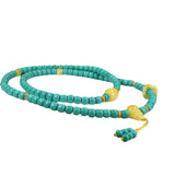 Turquoise Clavicle Lucky Pendant Necklace
