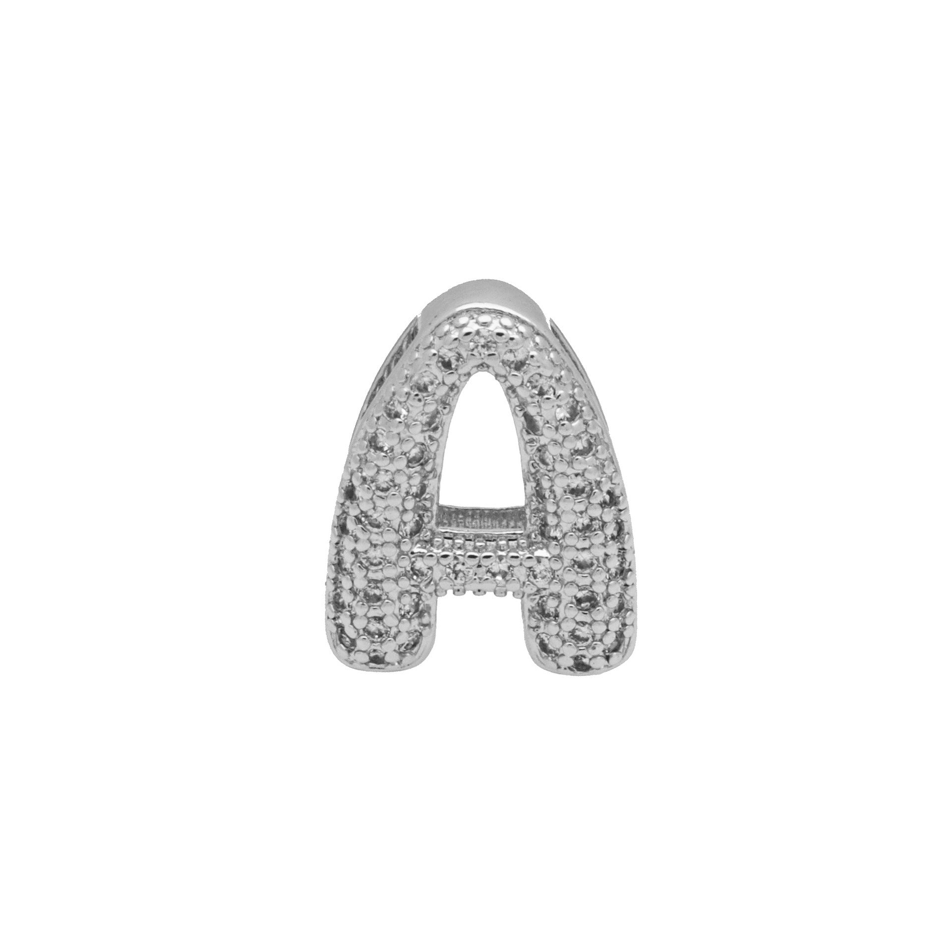 Retro Trend 26 English Micro Inlaid Zirconium Letter Bracelet