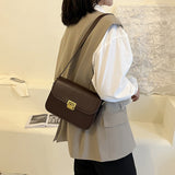 High-grade Women's Niche Texture One-shoulder Underarm Small Square Bag