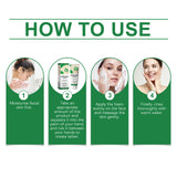 OUHOE Mugwort Calming Cleanser, Hydrating And Moisturizing Deep Clear Pores Balance Oil Moisturizing Cleanser