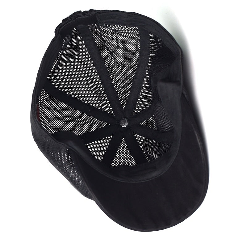 Mesh Breathable Thin Octagonal Cap Men And Women Advance Hats Newsboy Cap