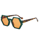 Fashion Polygonal Sunglasses Men's And Women's Cross-border Sun Glasses