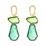 European And American Irregular Geometric Polygon Earrings